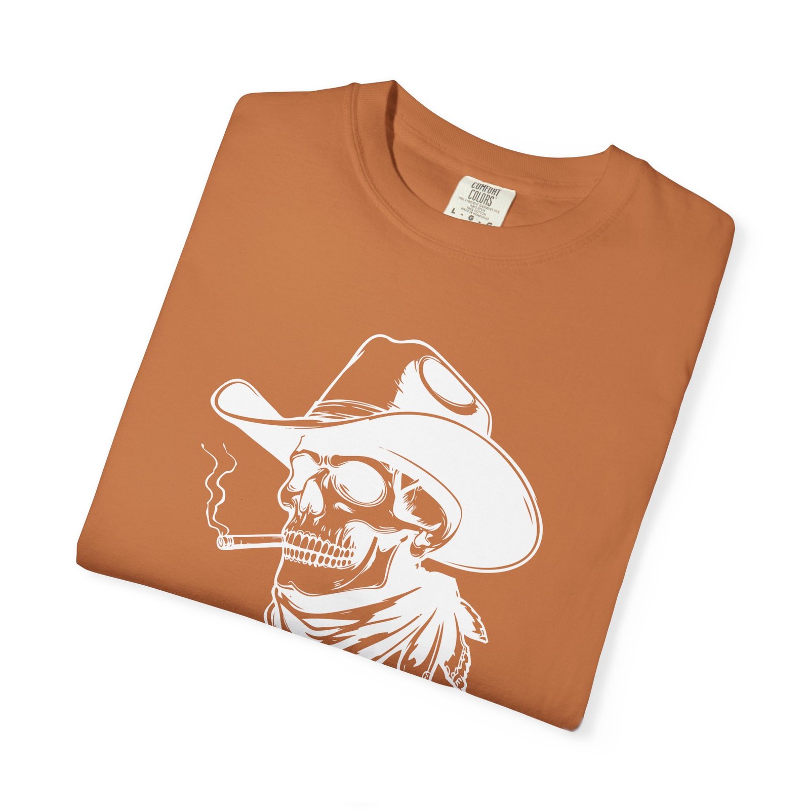 Rebel Smoke Cowboy Tee - Unisex Festival Graphic Shirt - Image 3