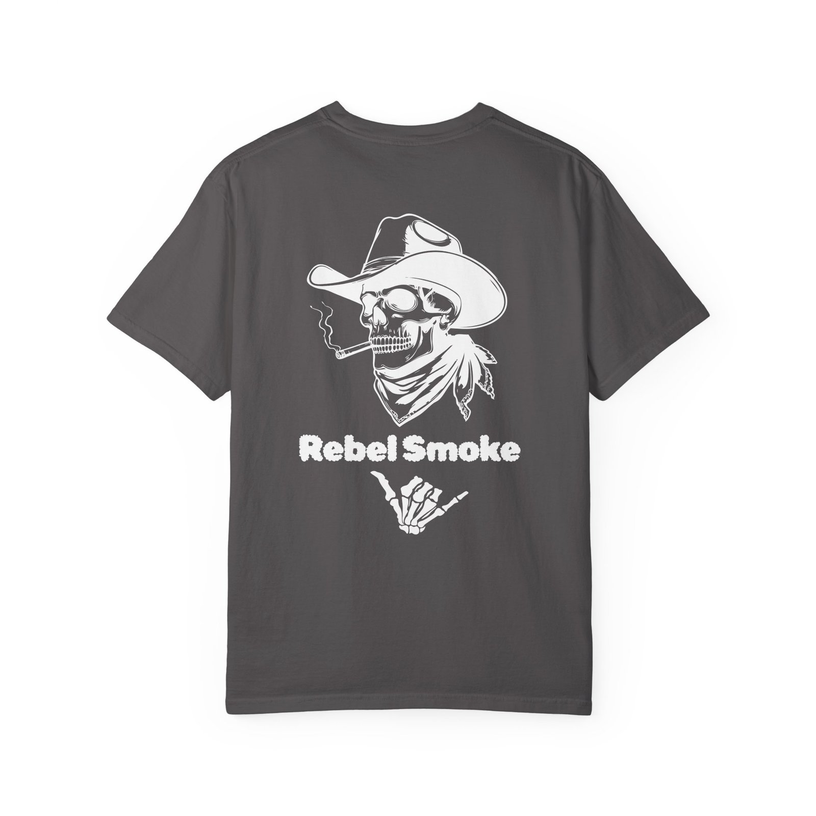 Rebel Smoke Cowboy Tee - Unisex Festival Graphic Shirt - Image 7