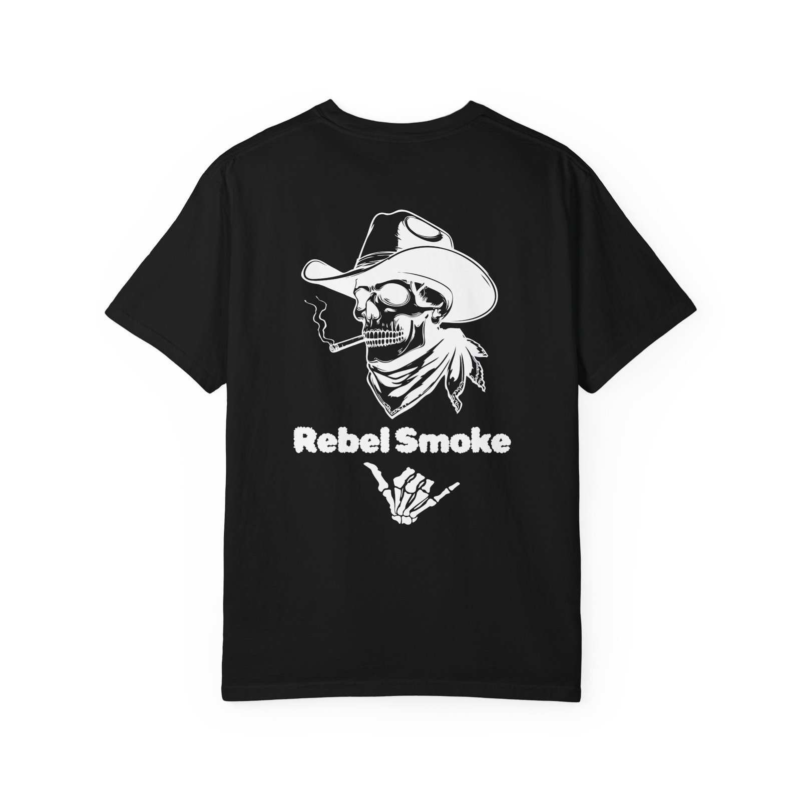Rebel Smoke Cowboy Tee - Unisex Festival Graphic Shirt - Image 12