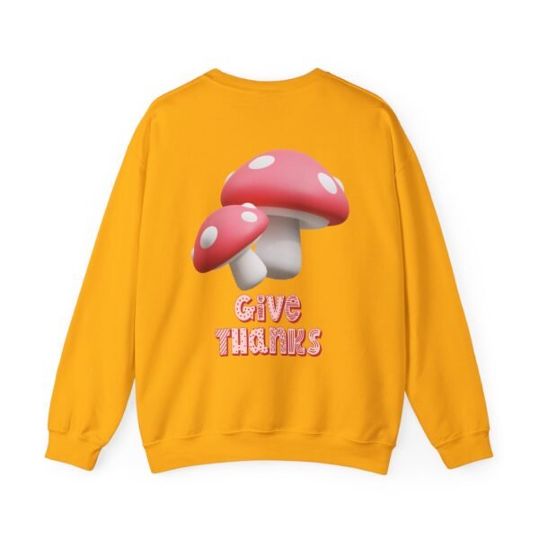 Cozy Mushroom Thankfulness Sweatshirt | Unisex Crewneck, Casual Fall Fashion, Thanksgiving Gift, Cozy Autumn Apparel, Trendy Lounge Wear - Image 8