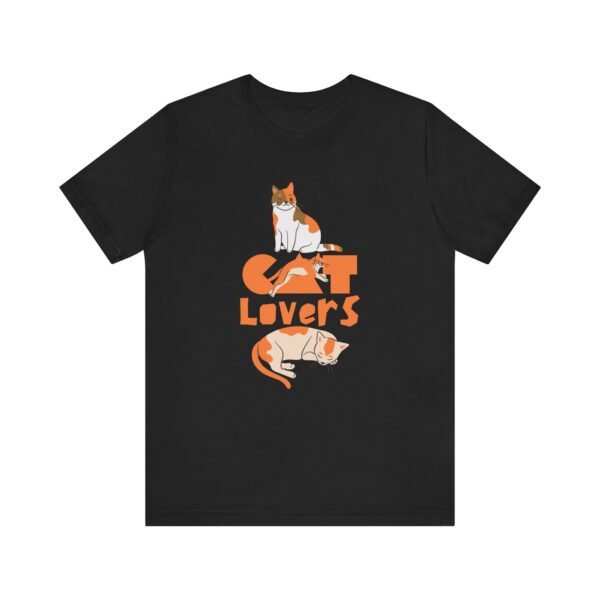 Cat Lovers Unisex Tee - Perfect Gift for Cat Parent, Pet Lover's Shirt, Animal Lover Gift, Casual Wear, Cat-Themed Apparel - Image 5