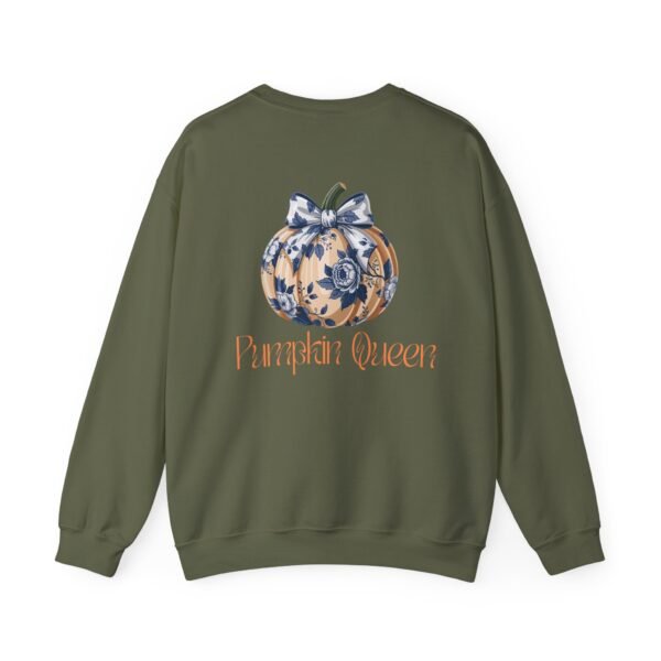Fall Pumpkin Queen Crewneck Sweatshirt | Cozy Autumn Apparel | Halloween Gift | Seasonal Fashion | Unisex Sweatshirt - Image 14
