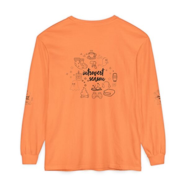 Unisex Long Sleeve T-Shirt - Cozy Autumn Vibes, Perfect for Fall Gatherings, Halloween, Thanksgiving, Gift for Friends, Casual Wear - Image 5