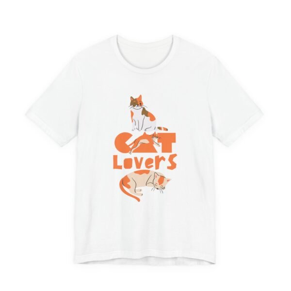 Cat Lovers Unisex Tee - Perfect Gift for Cat Parent, Pet Lover's Shirt, Animal Lover Gift, Casual Wear, Cat-Themed Apparel - Image 3
