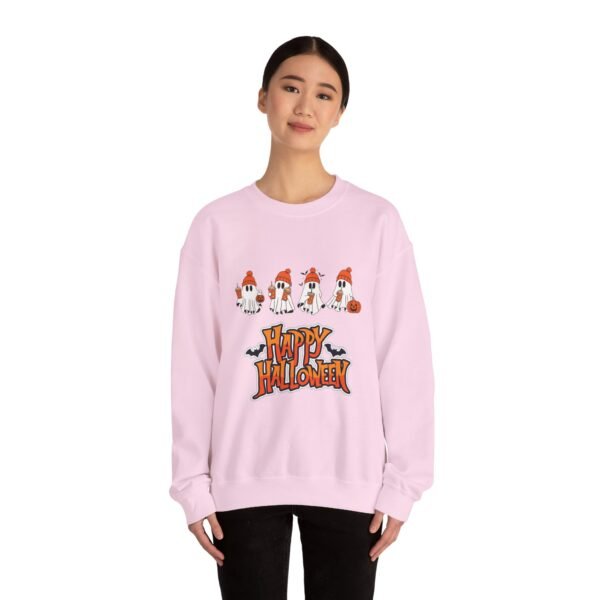 Halloween Ghost Crewneck – Cozy Unisex Fall Sweatshirt - Image 36