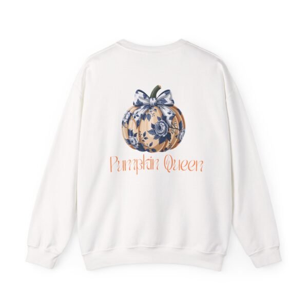 Fall Pumpkin Queen Crewneck Sweatshirt | Cozy Autumn Apparel | Halloween Gift | Seasonal Fashion | Unisex Sweatshirt - Image 5