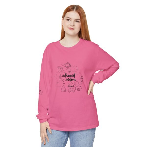 Unisex Long Sleeve T-Shirt - Cozy Autumn Vibes, Perfect for Fall Gatherings, Halloween, Thanksgiving, Gift for Friends, Casual Wear - Image 45