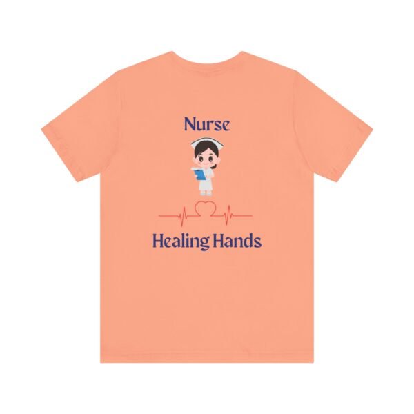 Cute Nurse Healing Hands Tee, Nurse Gift, Healthcare Shirt, Medical Apparel, Appreciation Day Gift, Birthday Present - Image 6