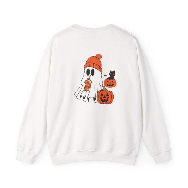 Halloween Ghost Crewneck Sweatshirt, Cozy Unisex Sweatshirt, Cute Ghost Design, Fall Fashion, Halloween Costume - Image 2