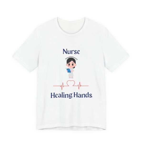 Cute Nurse Healing Hands Tee, Nurse Gift, Healthcare Shirt, Medical Apparel, Appreciation Day Gift, Birthday Present - Image 3