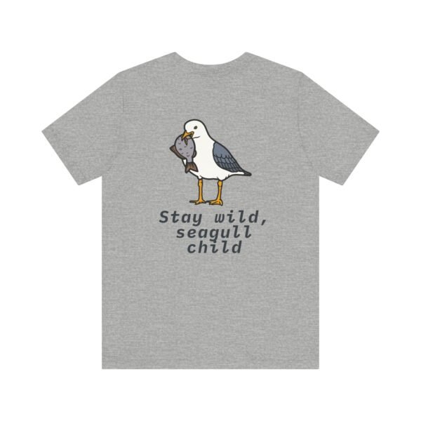 Stay Wild Seagull Child Unisex Tee, Fun Bird Shirt, Casual Wear, Gift for Animal Lovers, Summer Outfit, Nature T-Shirt - Image 10