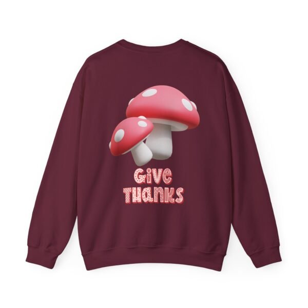 Cozy Mushroom Thankfulness Sweatshirt | Unisex Crewneck, Casual Fall Fashion, Thanksgiving Gift, Cozy Autumn Apparel, Trendy Lounge Wear - Image 14