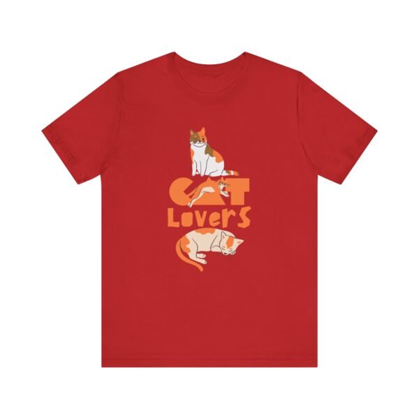 Cat Lovers Unisex Tee - Perfect Gift for Cat Parent, Pet Lover's Shirt, Animal Lover Gift, Casual Wear, Cat-Themed Apparel - Image 33