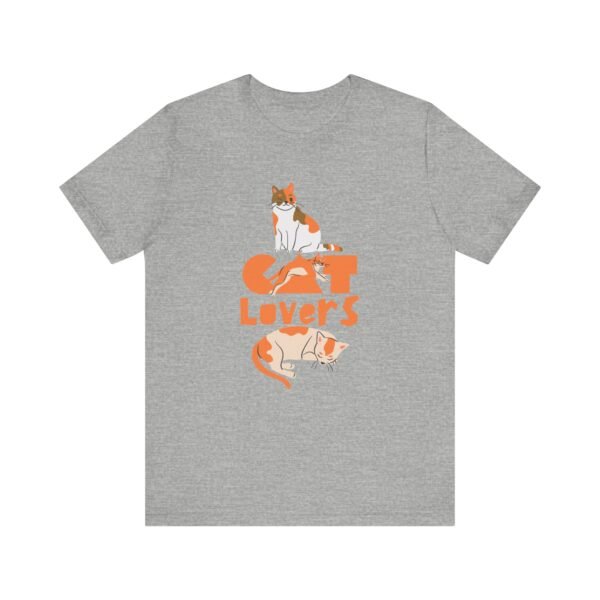 Cat Lovers Unisex Tee - Perfect Gift for Cat Parent, Pet Lover's Shirt, Animal Lover Gift, Casual Wear, Cat-Themed Apparel - Image 13