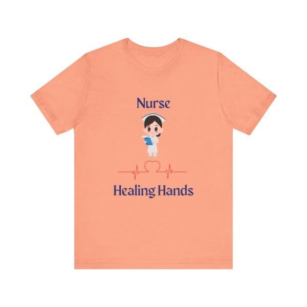 Cute Nurse Healing Hands Tee, Nurse Gift, Healthcare Shirt, Medical Apparel, Appreciation Day Gift, Birthday Present - Image 5