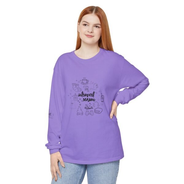 Unisex Long Sleeve T-Shirt - Cozy Autumn Vibes, Perfect for Fall Gatherings, Halloween, Thanksgiving, Gift for Friends, Casual Wear - Image 36
