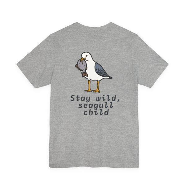 Stay Wild Seagull Child Unisex Tee, Fun Bird Shirt, Casual Wear, Gift for Animal Lovers, Summer Outfit, Nature T-Shirt - Image 12