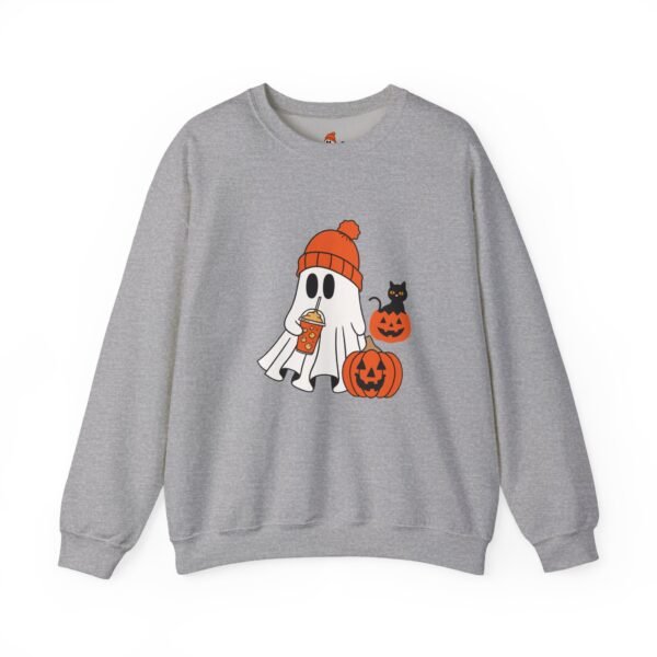 Halloween Ghost Crewneck Sweatshirt, Cozy Unisex Sweatshirt, Cute Ghost Design, Fall Fashion, Halloween Costume - Image 7