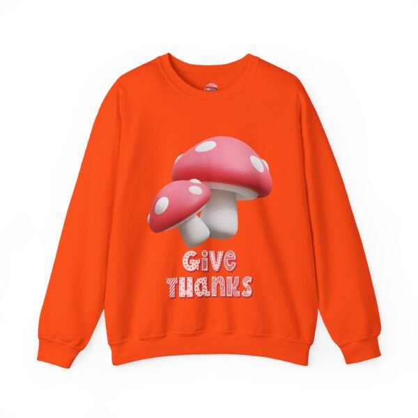 Cozy Mushroom Thankfulness Sweatshirt | Unisex Crewneck, Casual Fall Fashion, Thanksgiving Gift, Cozy Autumn Apparel, Trendy Lounge Wear - Image 10