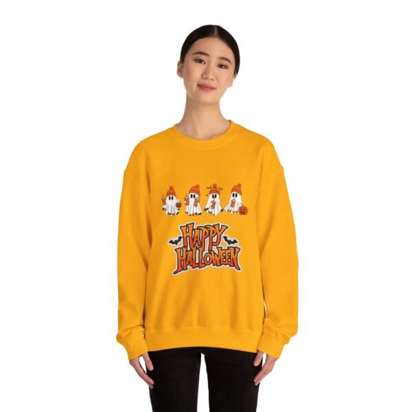 Halloween Ghost Crewneck – Cozy Unisex Fall Sweatshirt - Image 16