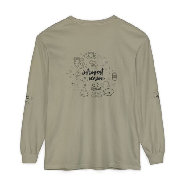 Unisex Long Sleeve T-Shirt - Cozy Autumn Vibes, Perfect for Fall Gatherings, Halloween, Thanksgiving, Gift for Friends, Casual Wear - Image 17