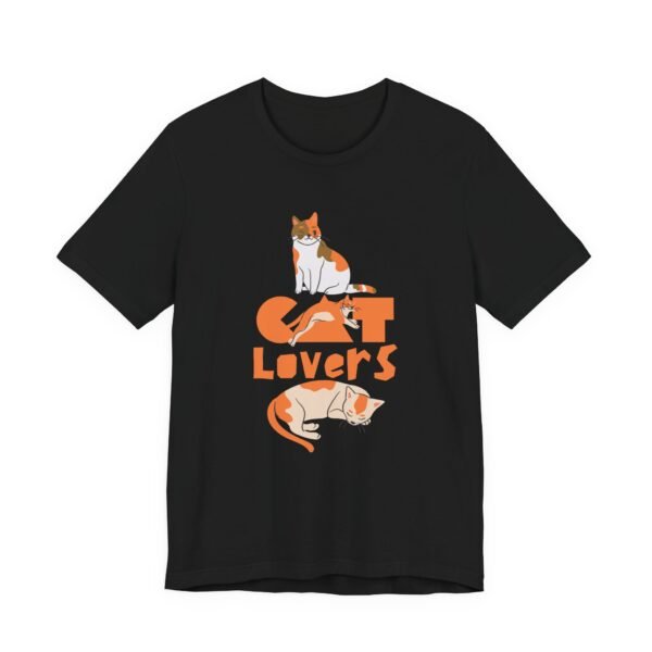 Cat Lovers Unisex Tee - Perfect Gift for Cat Parent, Pet Lover's Shirt, Animal Lover Gift, Casual Wear, Cat-Themed Apparel - Image 7