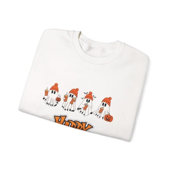 Halloween Ghost Crewneck – Cozy Unisex Fall Sweatshirt - Image 3