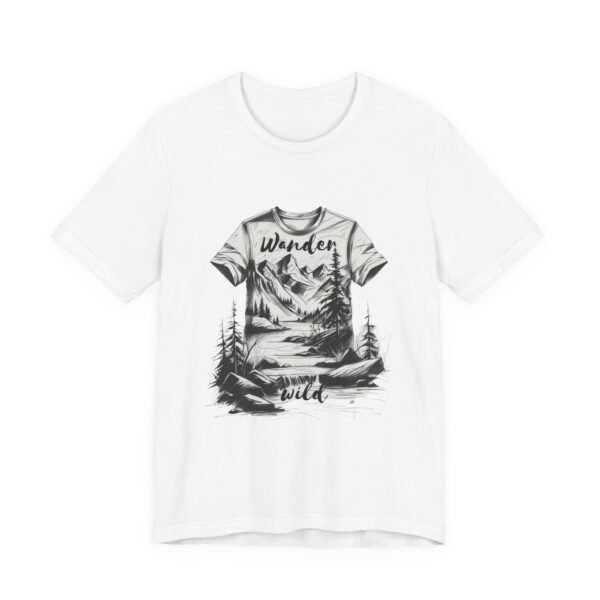 Adventure Tee for Nature Lovers | Explore the Wilderness, Camping T-Shirt, Travel Shirt, Gift for Hikers, Unisex Outdoor Apparel - Image 3