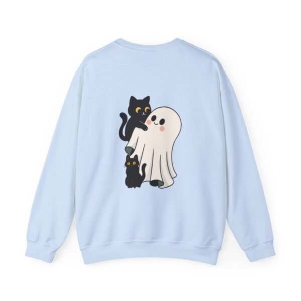 Halloween Cat and Ghost Sweatshirt | Cozy Unisex Crewneck | Perfect for Fall Fashion, Spooky Season, Cat Lovers, Ghost Enthusiasts, [...] - Image 29