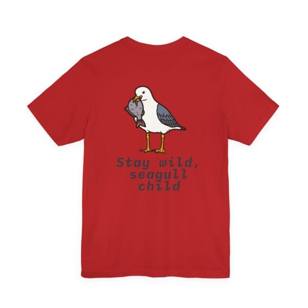 Stay Wild Seagull Child Unisex Tee, Fun Bird Shirt, Casual Wear, Gift for Animal Lovers, Summer Outfit, Nature T-Shirt - Image 20