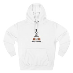 Halloween Fleece Hoodie, Cozy Fall Wear, Unisex Halloween Sweatshirt, Perfect for Trick or Treating, Spooky Season Gift