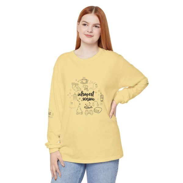 Unisex Long Sleeve T-Shirt - Cozy Autumn Vibes, Perfect for Fall Gatherings, Halloween, Thanksgiving, Gift for Friends, Casual Wear - Image 15