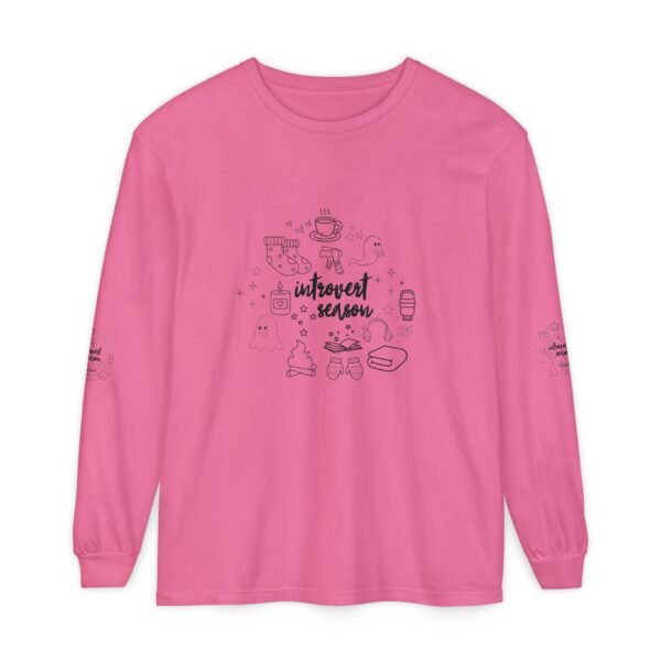 Unisex Long Sleeve T-Shirt - Cozy Autumn Vibes, Perfect for Fall Gatherings, Halloween, Thanksgiving, Gift for Friends, Casual Wear - Image 43