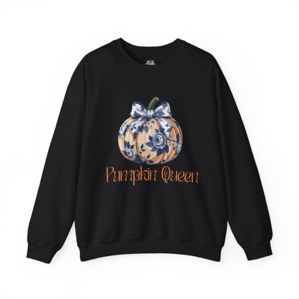 Fall Pumpkin Queen Crewneck Sweatshirt | Cozy Autumn Apparel | Halloween Gift | Seasonal Fashion | Unisex Sweatshirt - Image 7