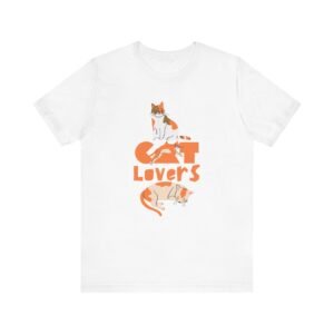 Cat Lovers Unisex Tee - Perfect Gift for Cat Parent, Pet Lover's Shirt, Animal Lover Gift, Casual Wear, Cat-Themed Apparel