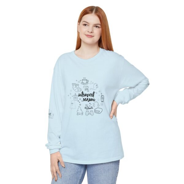 Unisex Long Sleeve T-Shirt - Cozy Autumn Vibes, Perfect for Fall Gatherings, Halloween, Thanksgiving, Gift for Friends, Casual Wear - Image 27