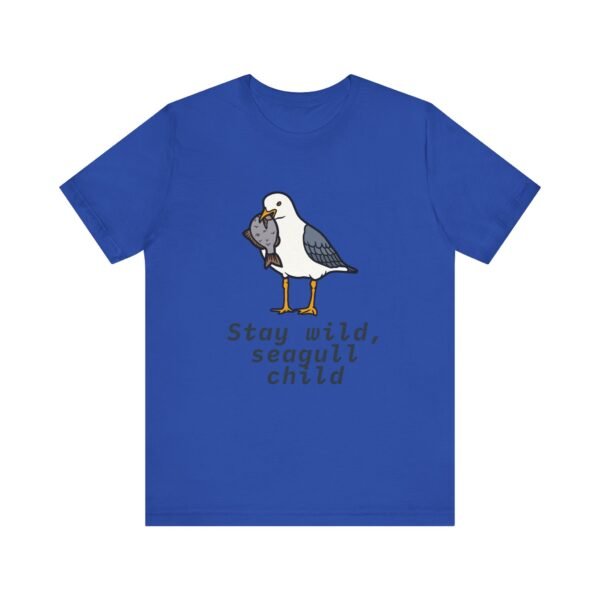 Stay Wild Seagull Child Unisex Tee, Fun Bird Shirt, Casual Wear, Gift for Animal Lovers, Summer Outfit, Nature T-Shirt - Image 13