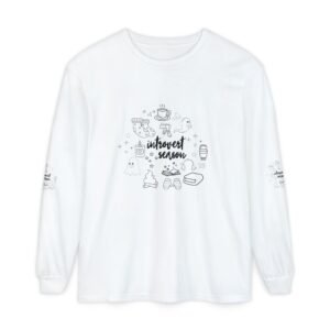 Unisex Long Sleeve T-Shirt - Cozy Autumn Vibes, Perfect for Fall Gatherings, Halloween, Thanksgiving, Gift for Friends, Casual Wear