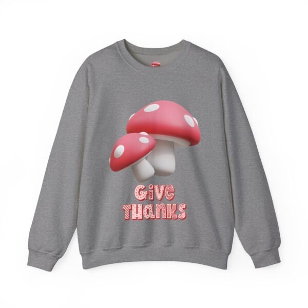 Cozy Mushroom Thankfulness Sweatshirt | Unisex Crewneck, Casual Fall Fashion, Thanksgiving Gift, Cozy Autumn Apparel, Trendy Lounge Wear - Image 19