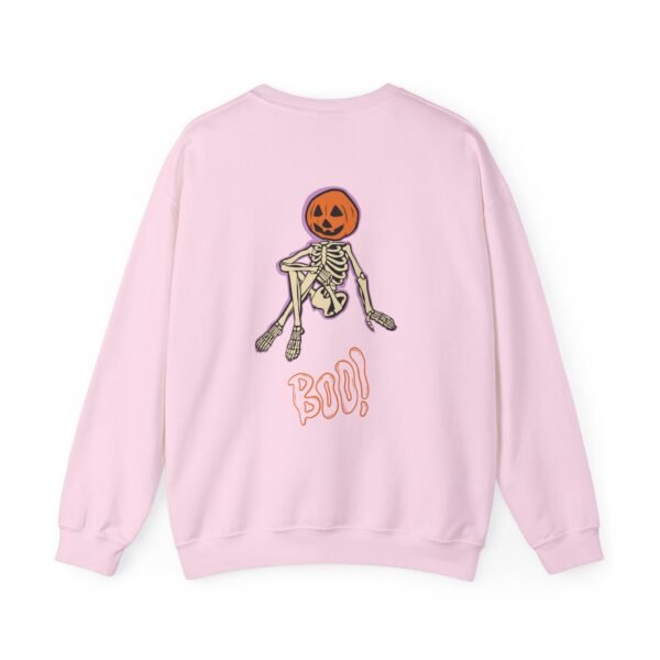 Spooky Skeleton Sweatshirt, Cozy Halloween Crewneck, Unisex Fall Apparel, Cute Pumpkin Design, Boo Statement Sweatshirt - Image 32