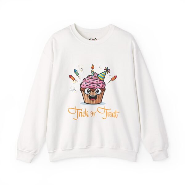 Cute Halloween Sweatshirt, Unisex Trick or Treat Crewneck, Fun Fall Apparel, Cozy Halloween Gift, Party Sweatshirt, October Fashion