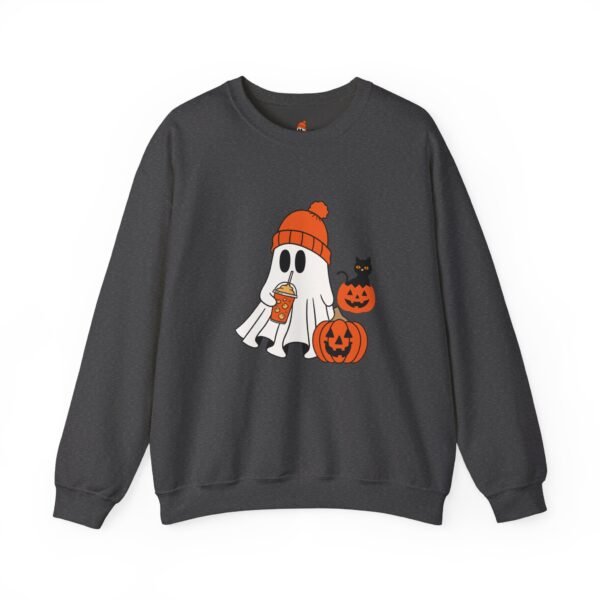 Halloween Ghost Crewneck Sweatshirt, Cozy Unisex Sweatshirt, Cute Ghost Design, Fall Fashion, Halloween Costume - Image 25