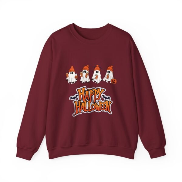 Halloween Ghost Crewneck – Cozy Unisex Fall Sweatshirt - Image 41