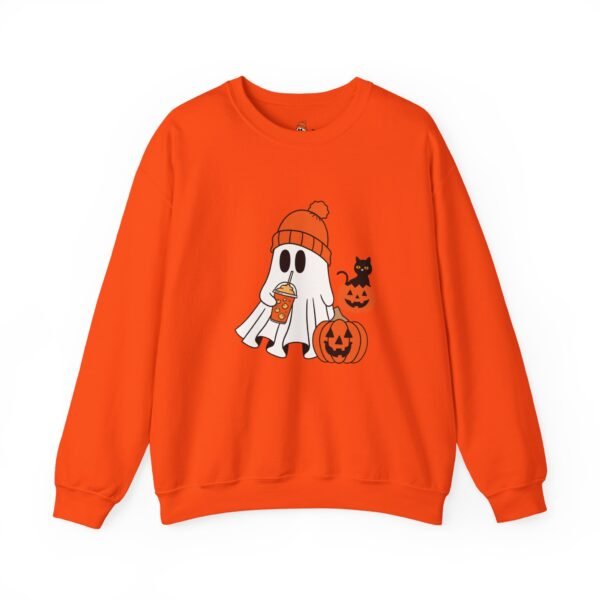 Halloween Ghost Crewneck Sweatshirt, Cozy Unisex Sweatshirt, Cute Ghost Design, Fall Fashion, Halloween Costume - Image 13