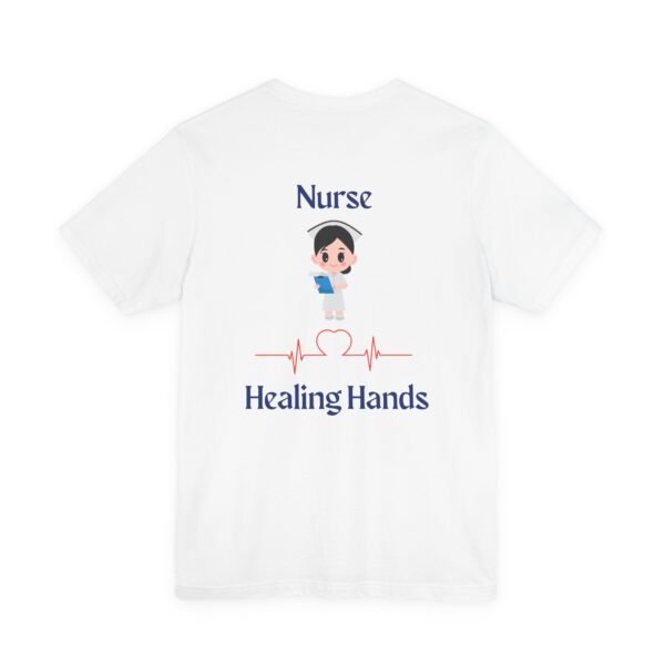 Cute Nurse Healing Hands Tee, Nurse Gift, Healthcare Shirt, Medical Apparel, Appreciation Day Gift, Birthday Present - Image 4