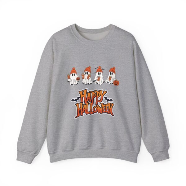 Halloween Ghost Crewneck – Cozy Unisex Fall Sweatshirt - Image 9