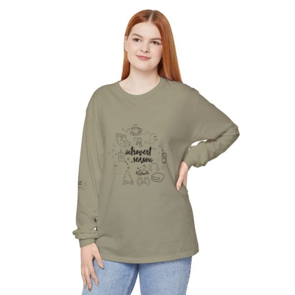 Unisex Long Sleeve T-Shirt - Cozy Autumn Vibes, Perfect for Fall Gatherings, Halloween, Thanksgiving, Gift for Friends, Casual Wear - Image 18