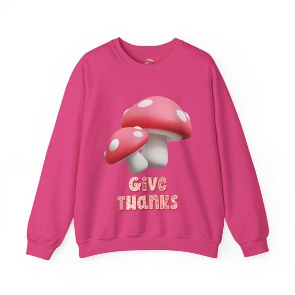 Cozy Mushroom Thankfulness Sweatshirt | Unisex Crewneck, Casual Fall Fashion, Thanksgiving Gift, Cozy Autumn Apparel, Trendy Lounge Wear - Image 31