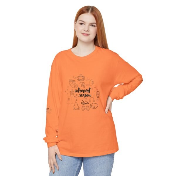 Unisex Long Sleeve T-Shirt - Cozy Autumn Vibes, Perfect for Fall Gatherings, Halloween, Thanksgiving, Gift for Friends, Casual Wear - Image 6