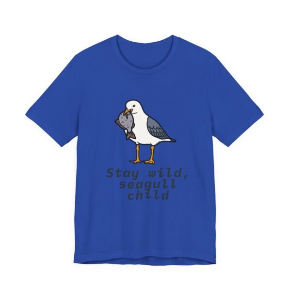 Stay Wild Seagull Child Unisex Tee, Fun Bird Shirt, Casual Wear, Gift for Animal Lovers, Summer Outfit, Nature T-Shirt - Image 15